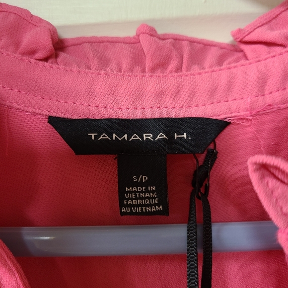 NWT Tamara H pink women's small sleeveless top - Picture 4 of 7